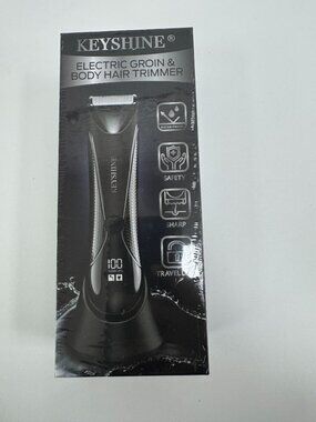Keyshine Electric Groin & Body Hair Trimmer For Men Waterproof Ceramic Blades Tr